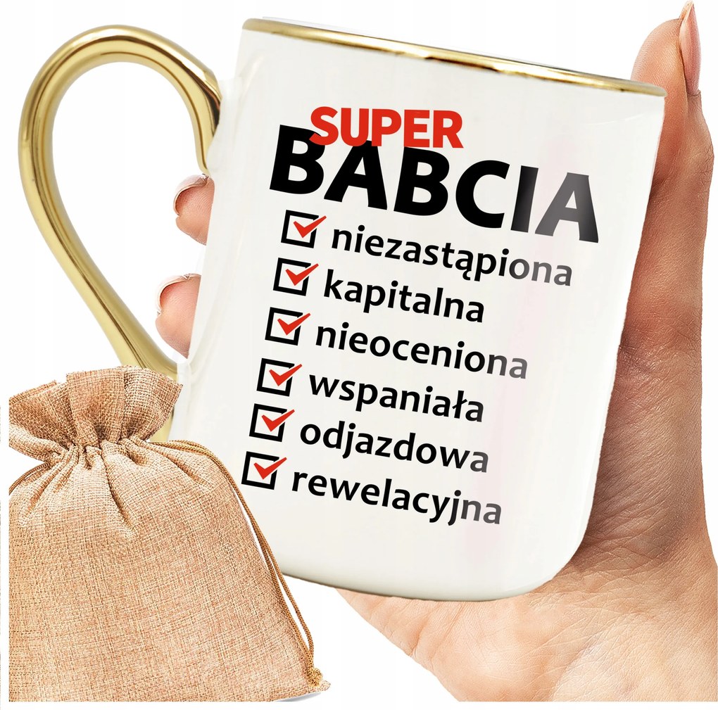 Bögre Legjobb Nagymama Ajándék Elegáns Szép Bögre