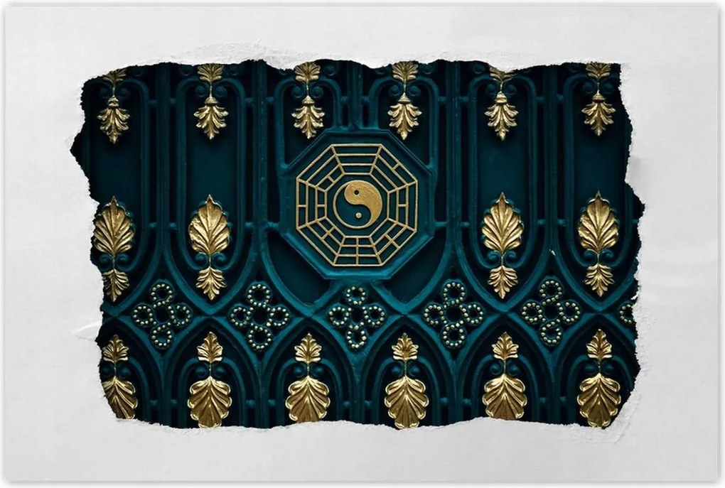 Poszterek 60x40 Absztrakt Arany harmónia