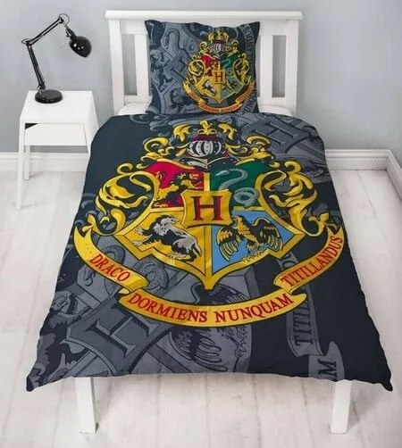 Harry Potter ágyneműhuzat Crest 140×200cm, 70×90 cm