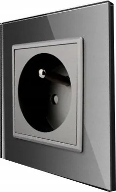 Aljzat Elektromos Üveg Aljzat Tűvel Szürke Üveg Érintkező