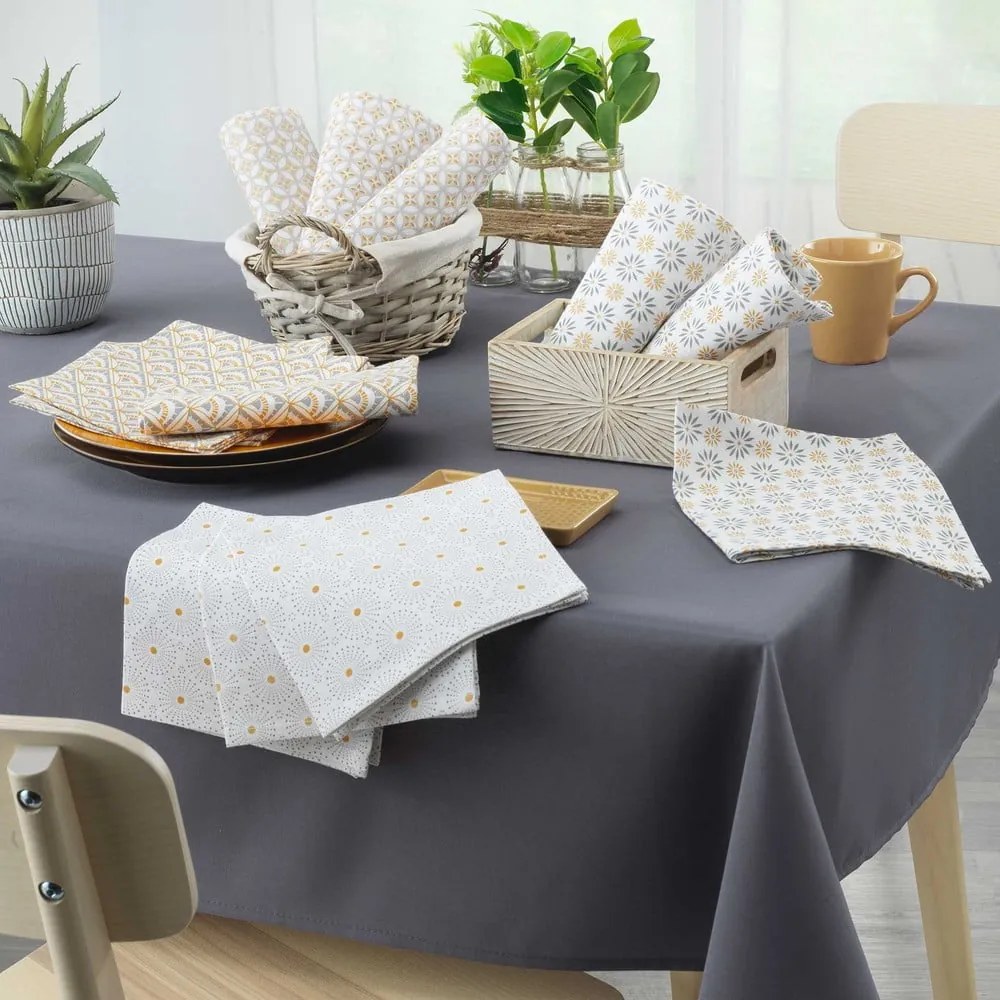 Textil szalvéta szett 3 db-os Floreor – douceur d'intérieur