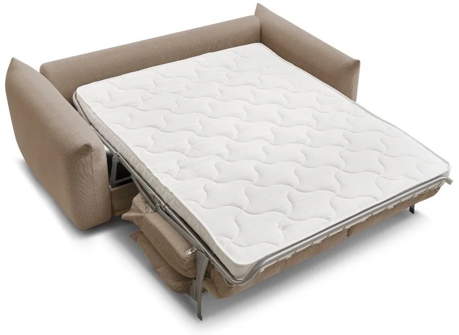 Bézs kinyitható kanapé 214 cm Ernest – Bobochic Paris