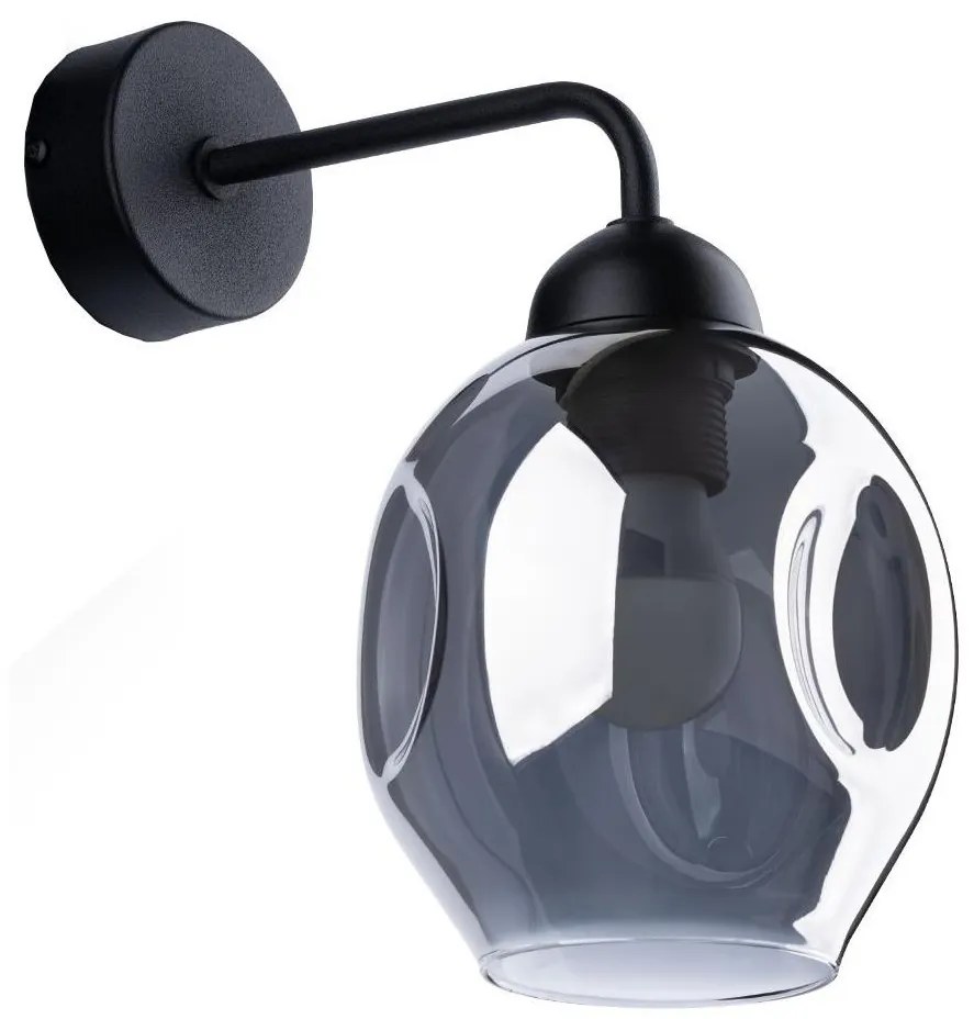 Sollux SL.1143 - Fali lámpa FILLAN 1xE27/60W/230V fekete