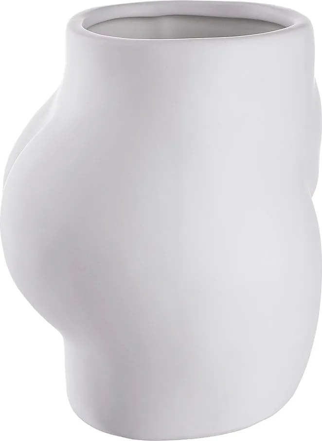 BOODY váza/kaspó, fehér 15cm