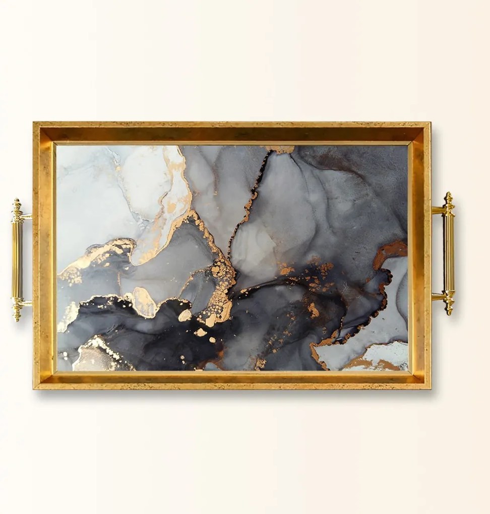 Üveg tálca, 38×24 cm – TPEA9869