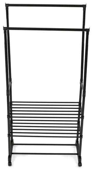 Fekete Fém Ruhafogas. BK – GD-166