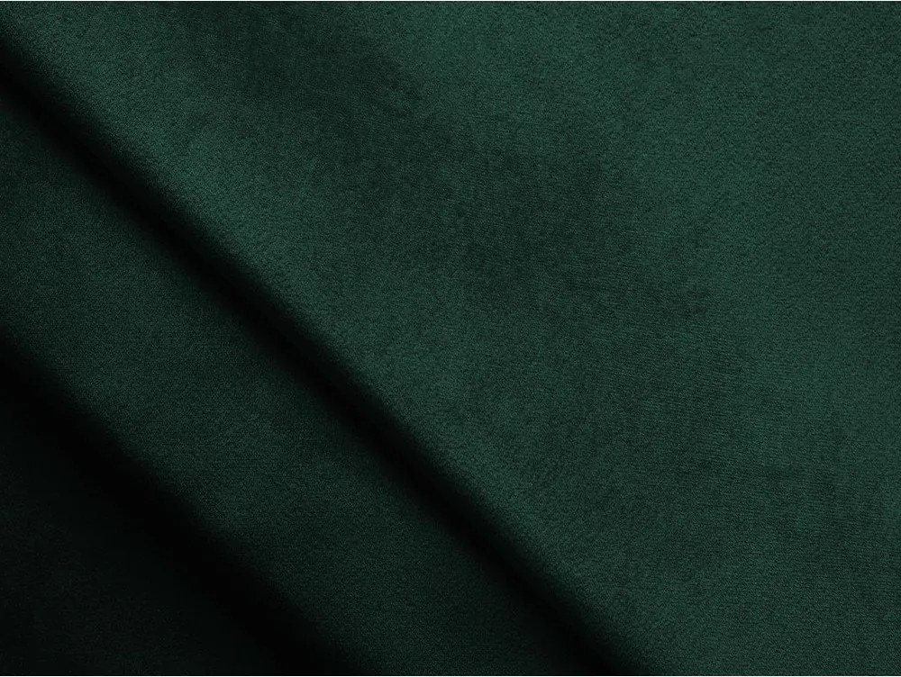 Sötétzöld kárpitozott ágyneműtartós franciaágy ágyráccsal 180x200 cm Lemi – Makamii