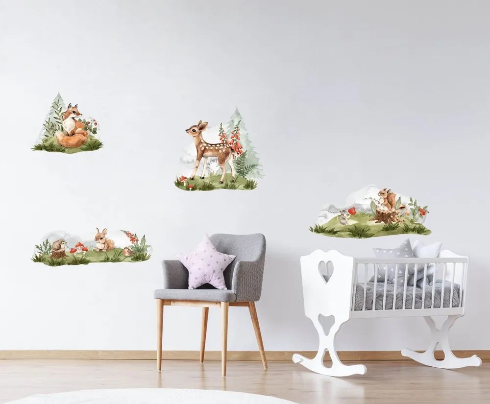 Falmatrica gyerekszobába - erdei állatok és a természet