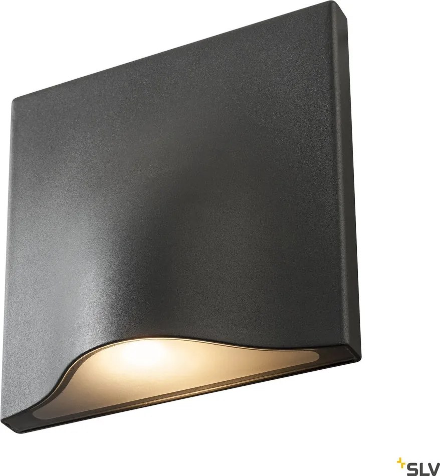 SLV 1002504 VILUA Modern Kültéri Fali Lámpa Antracit LED IP54