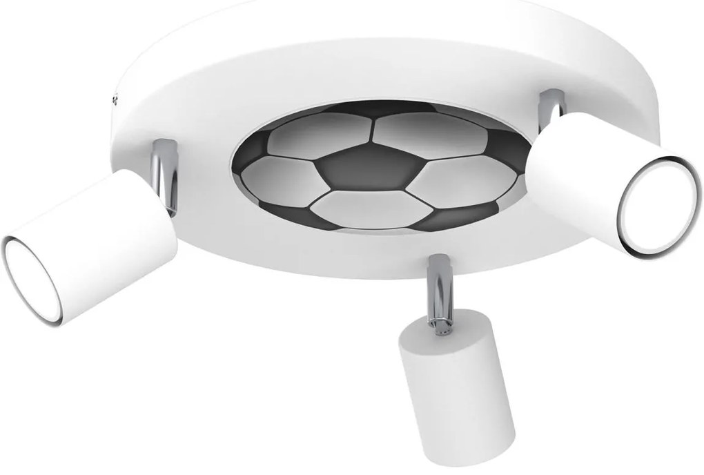 Gyerek spotlámpa FUN 3xGU10/8W/230V fehér/labda