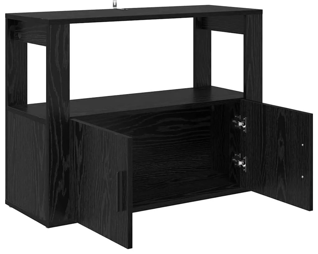 Széf Musta tammi 80 x 30 x 60 cm Faanyag