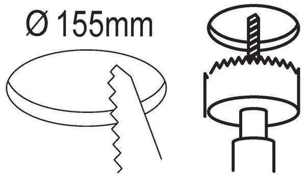 Eglo 99158 - LED beépíthető mennyezeti lámpa FUEVA 5 LED/10,5W/230V