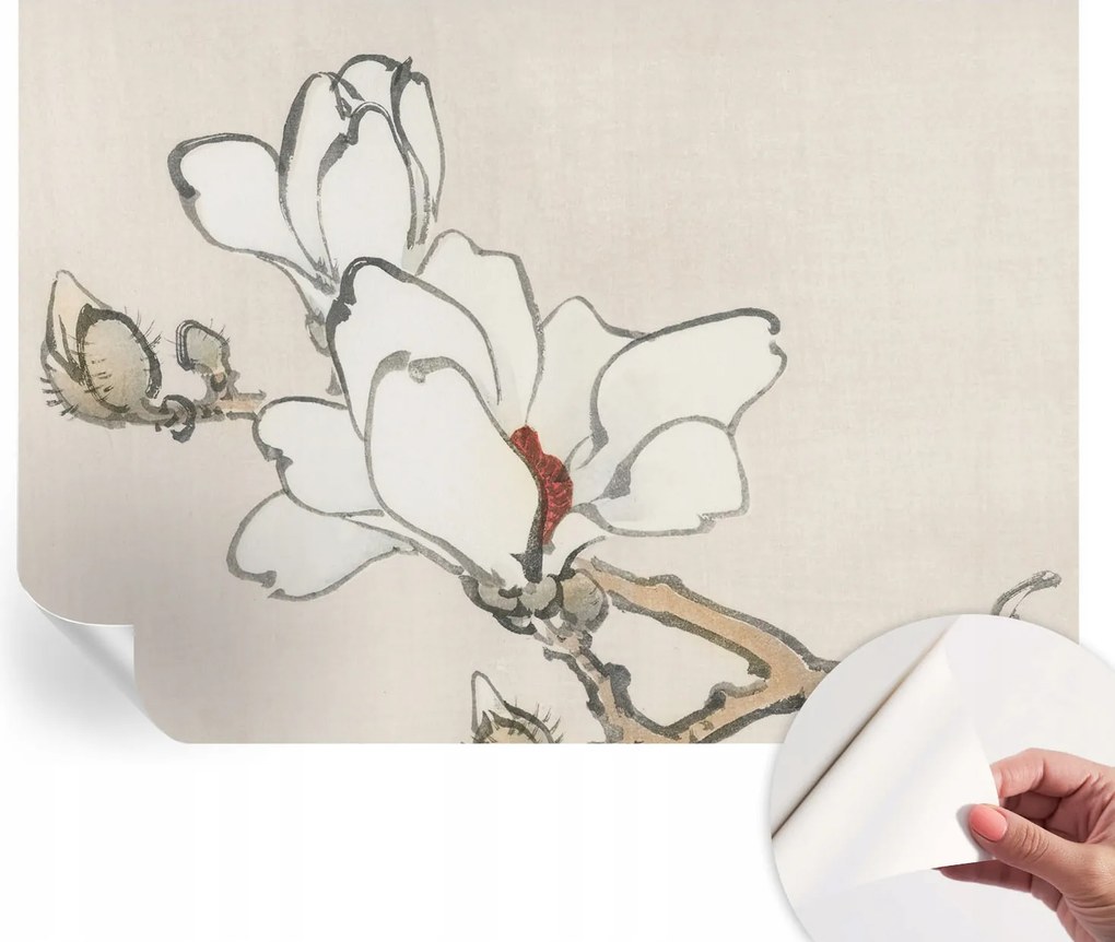 Öntapadós fali fotótapéta Hálószobába Finom magnólia 208x146