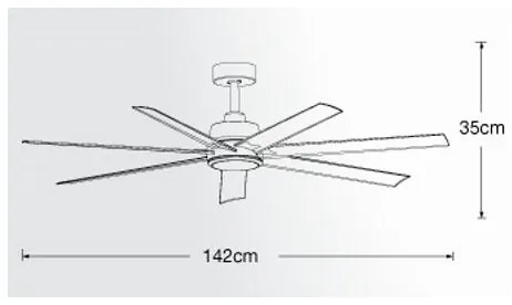 Lucci air 213182 - LED Mennyezeti ventilátor ATLANTA 1xGX53/12W/230V fehér + távirányító
