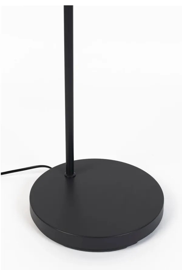 Fekete állólámpa fém búrával (magasság 135 cm) Hajo – White Label