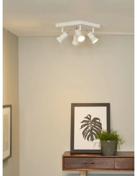 Lucide 17990/19/31 - LED spotlámpa TWINNY-LED 4xGU10/4,5W/230V fehér 25cm