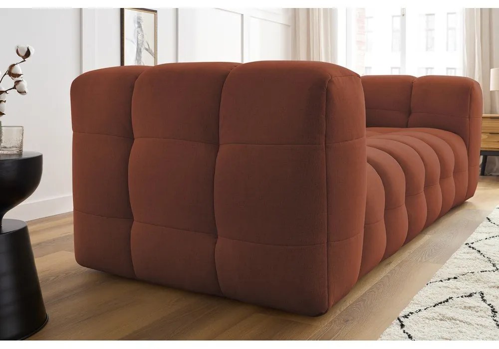 Téglavörös kanapé 232 cm Cloud – Bobochic Paris