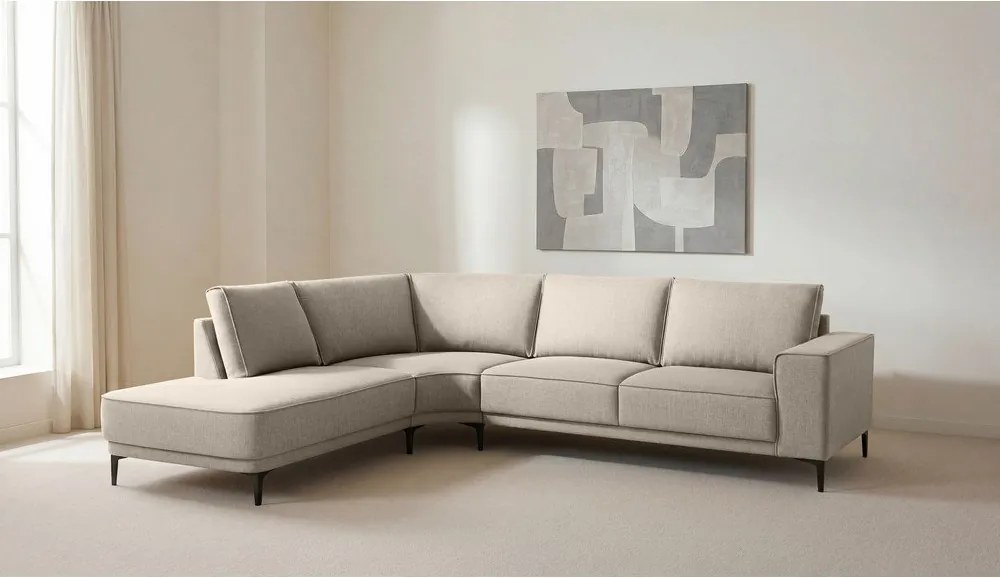 Bézs sarokkanapé (bal oldali) Copenhagen – Scandic