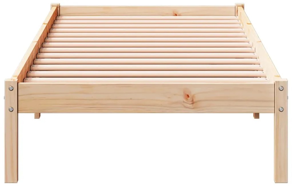 tömör fenyőfa extra hosszú ágykeret matrac nélkül 100 x 220 cm
