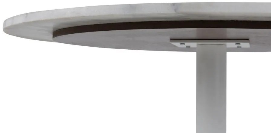 Tarifa márvány étkezőasztal 110 cm fehér