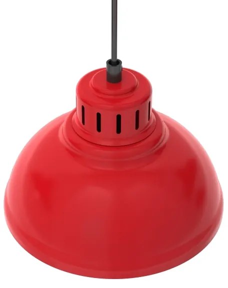 Csillár zsinóron SVEN 4xE27/15W/230V piros