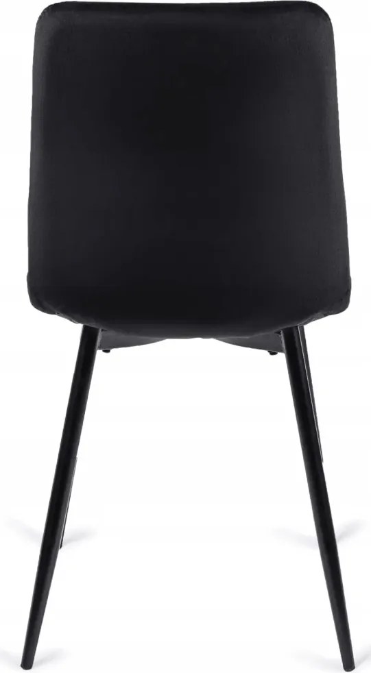 szett étkezőasztal HARRY 102-142 cm craft tölgy/fekete és 4 szék PERU fekete