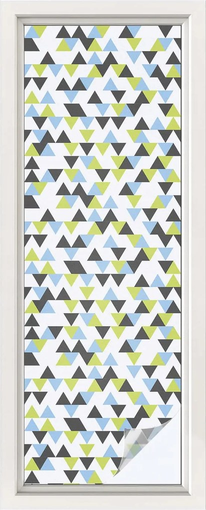 Szélvédőfólia Adatvédelem Geometrikus háromszögek 50x146 cm