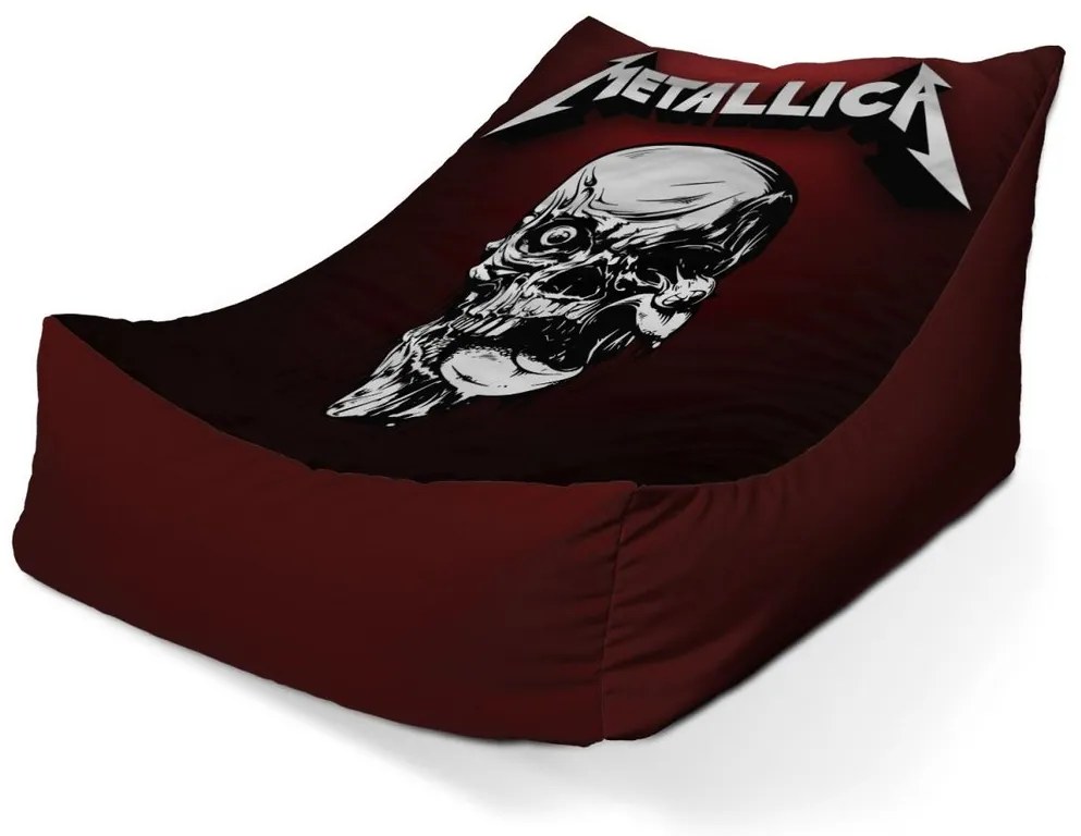 Lounge babzsák Metallica Death Metal - gyerek, fekete