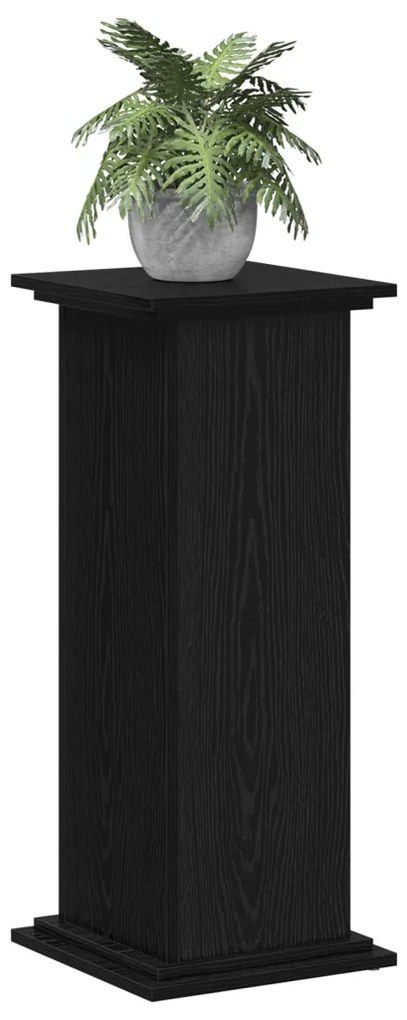 Növényállvány Musta tammi 33 x 33 x 80 cm Faanyag