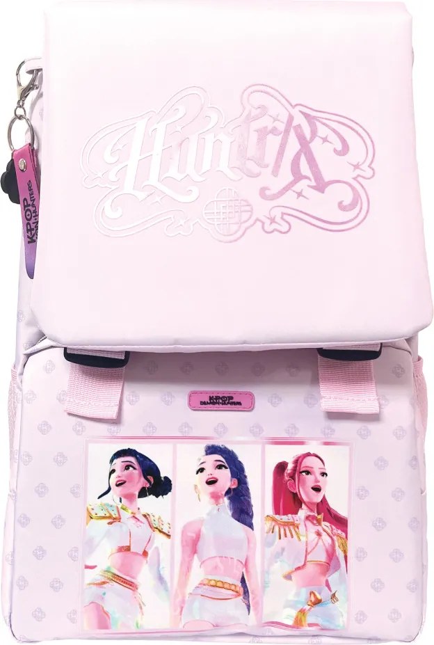 K-pop Démonvadászok Pink bővíthető iskolatáska, táska 43 cm