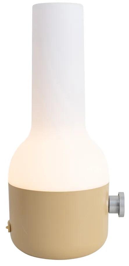 2 db-os kültéri asztali lámpa szett arany fehérrel, újratölthető LED-del - Haard