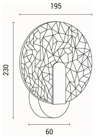 LED Fali lámpa LED/8W/230V 3000K