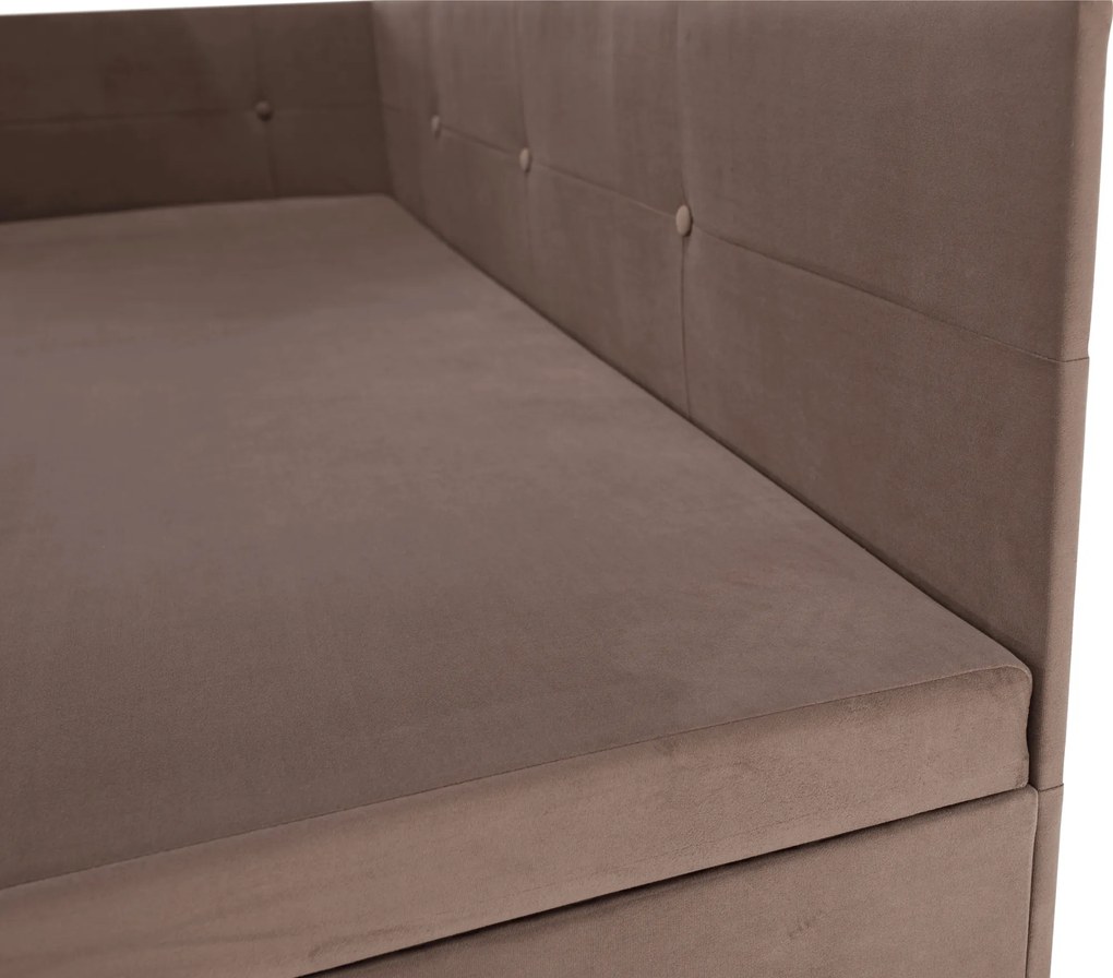 Heverő tárolóhellyel, barna Taupe, AURIA UNI