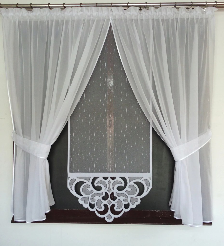 Mg Függöny Fátyol 300cm Áttört Panel 1010 Új