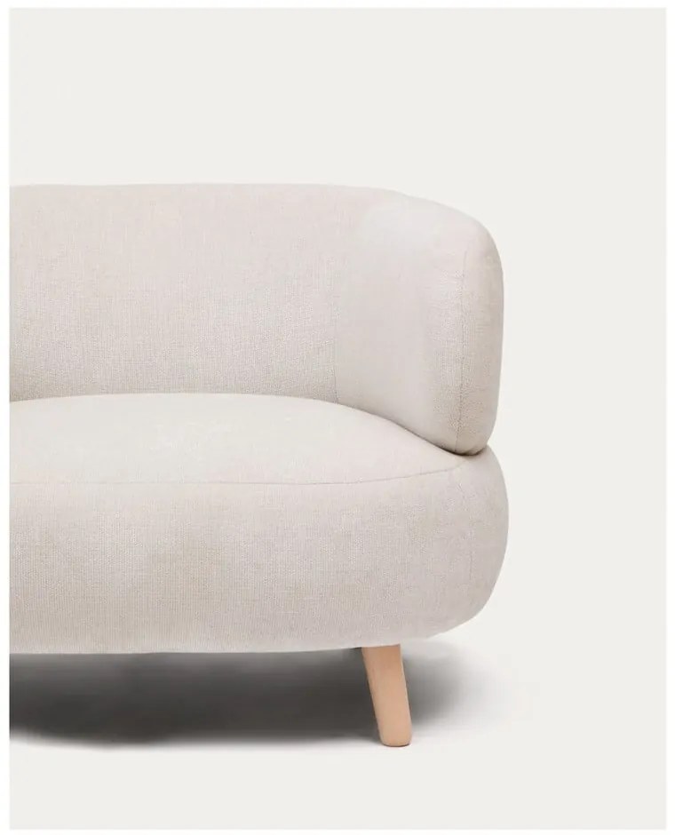 Bézs zsenília fotel Luisa – Kave Home