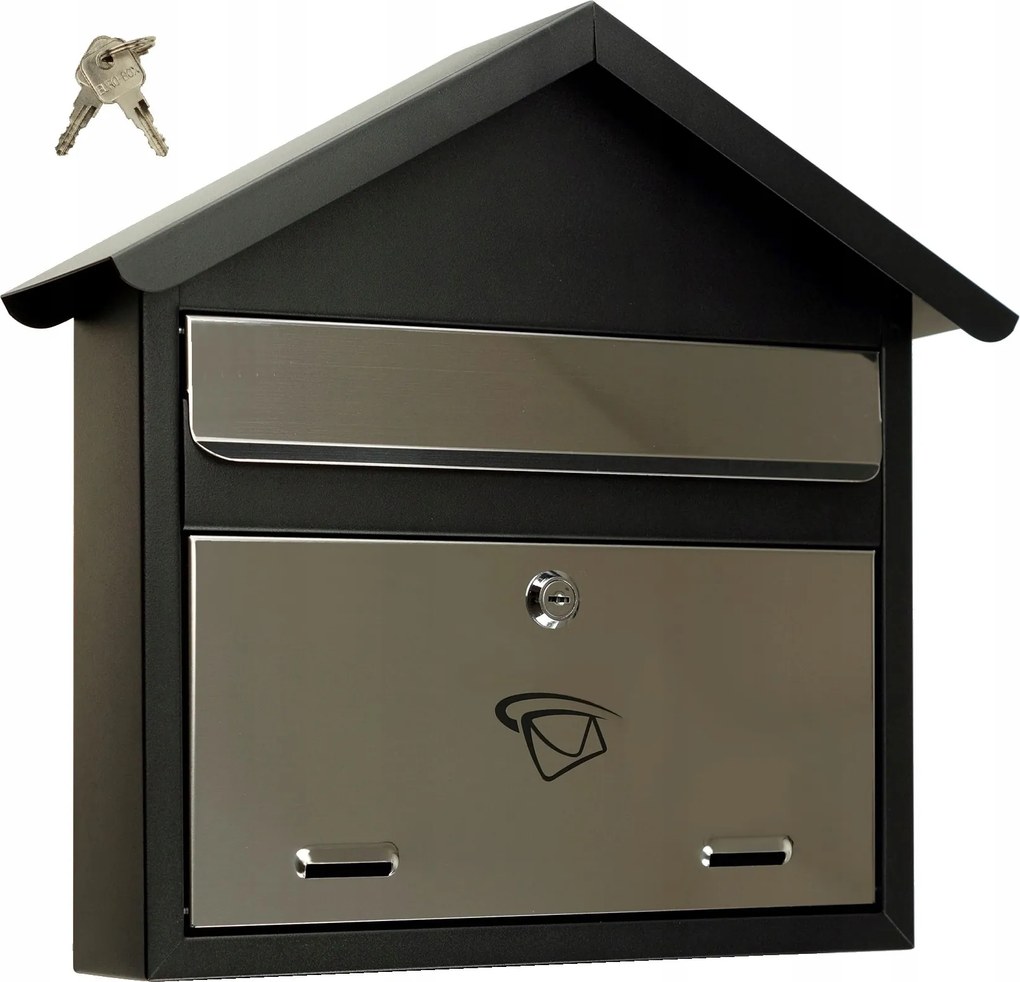 Postaláda C4 Formátum Nagy Rozsdamentes Inox