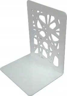 2X Könyvtámasz Állvány Plexi Fehér