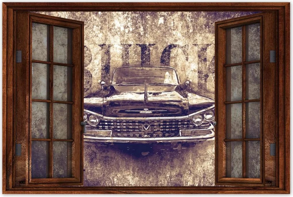 Poszterek 60x40 Buick szépia grafika