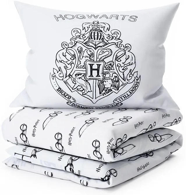 Világító ágynemű HARRY POTTER VISION fehér Ágyneműhuzat mérete: 70 x 90 cm | 140 x 200 cm