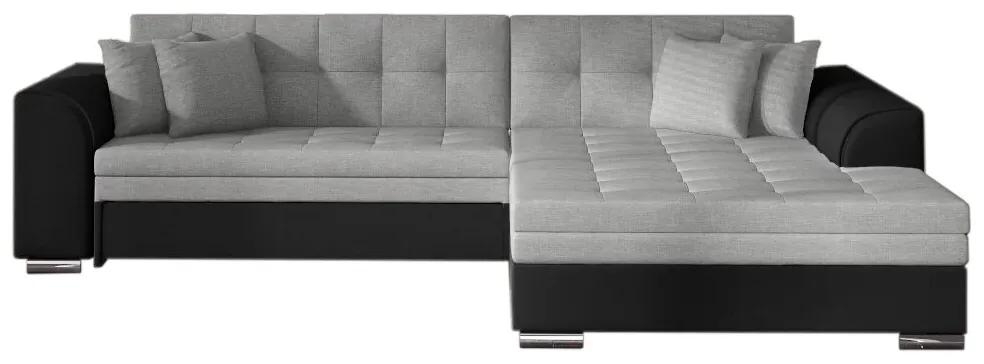 PALERMO ágyazható sarok ülőgarnitúra, 294x80x196 cm, sawana21/madryt14, jobbos
