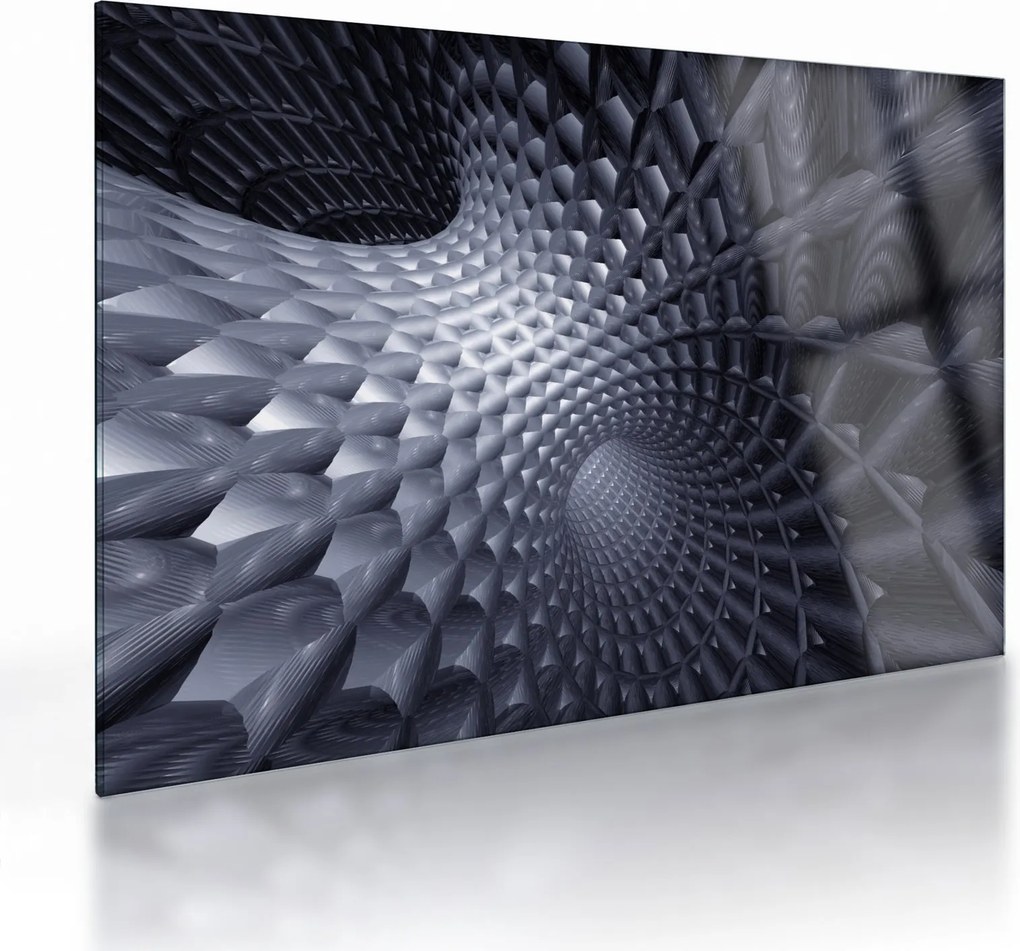 Kép - Absztrakció 3D (üvegen) (70x50 cm)