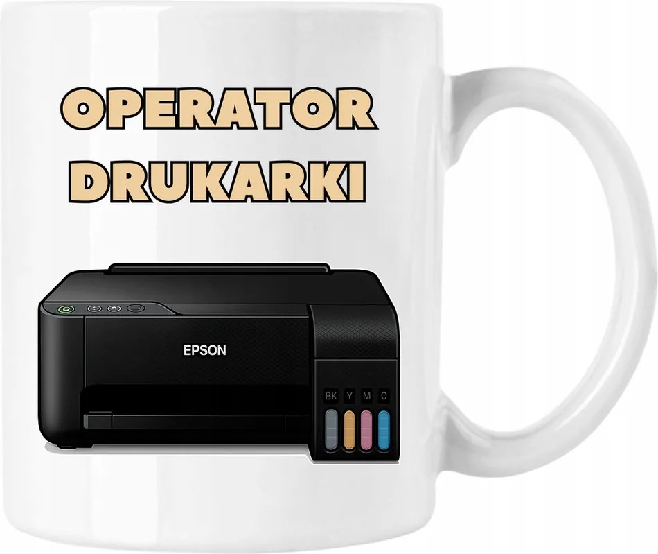 Bögre Operátor Nyomtató Humor Fehér 330ml