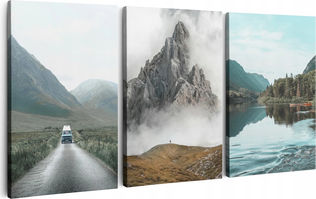 Vászonkép 180 cm *többféle minta* Faliképek A Konyhába Hegyek