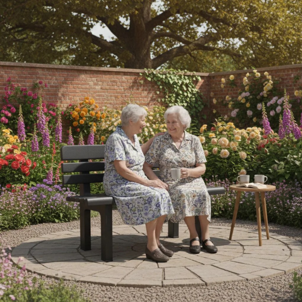 GENZIANA kerti pad, 110x52x71cm, antracit I.P.A.E-Progarden