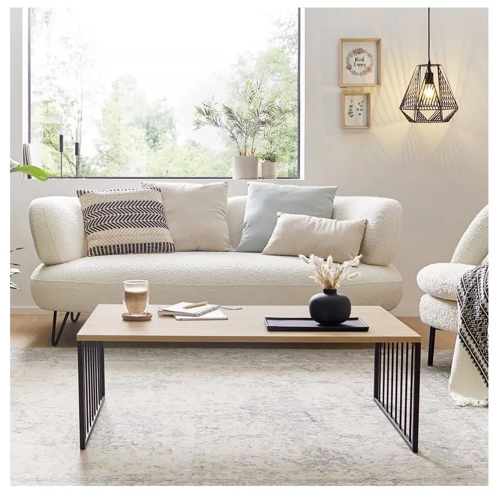 Eglo 424801 - AUKSIDE dohányzóasztal 53,5x100 cm barna/fekete