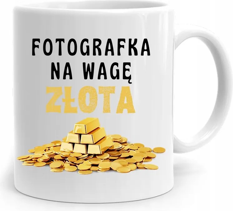 Fotós Bögre Arany Mérleg Fotós Nyomtatott Fotóval