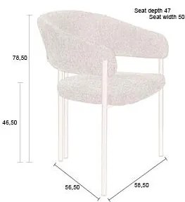 Naida design szék