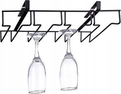 Pohártartó Szekrény Akasztós fekete