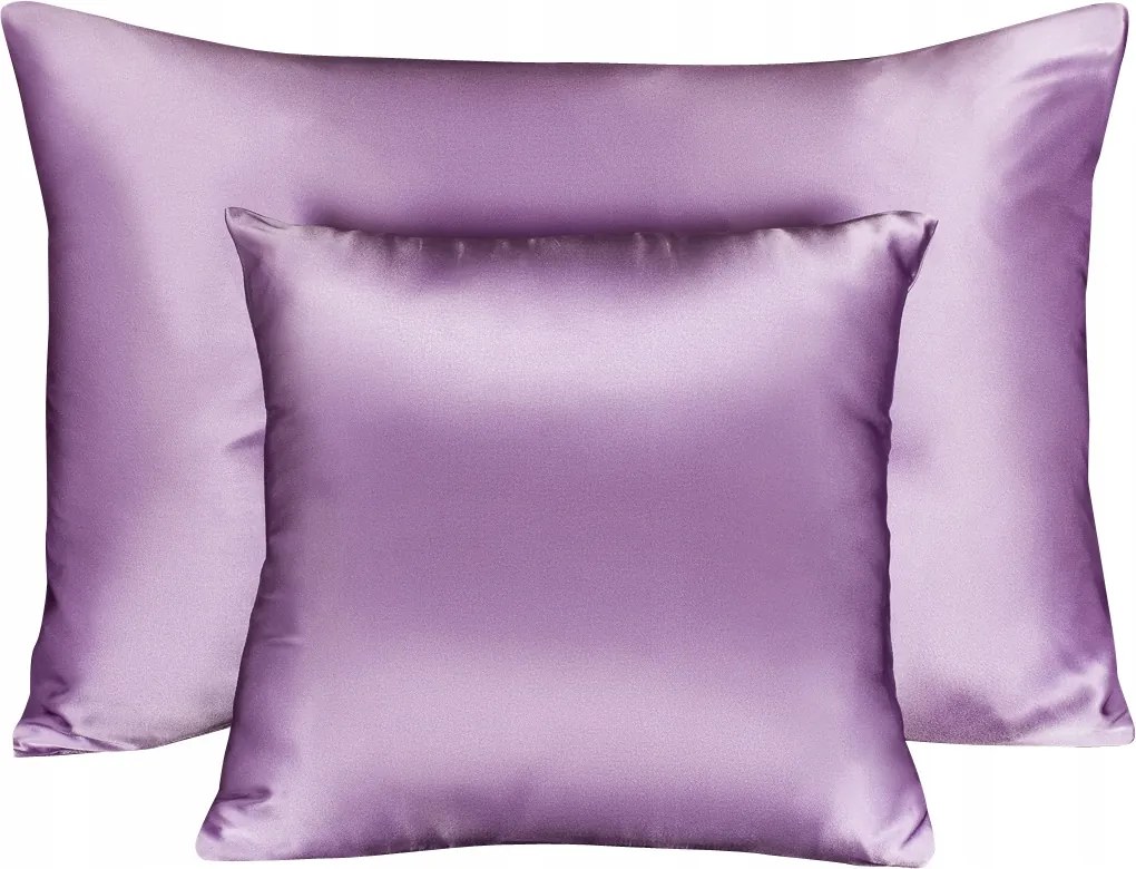100% Selyem párnahuzat 70x80 párnahuzat levendula lila