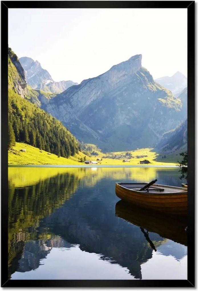 Poszterek keretben 40x60 Hegyi tó